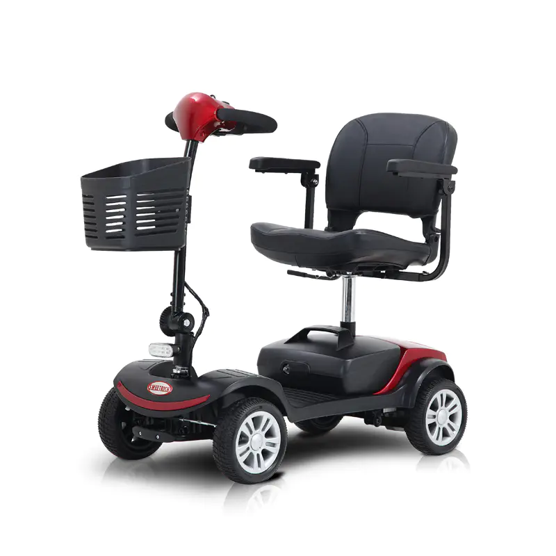 S1 Sport Easy Travel Travel 4 Wheel Ultra Light Scooter de mobilidade elétrica dobrável para idosos